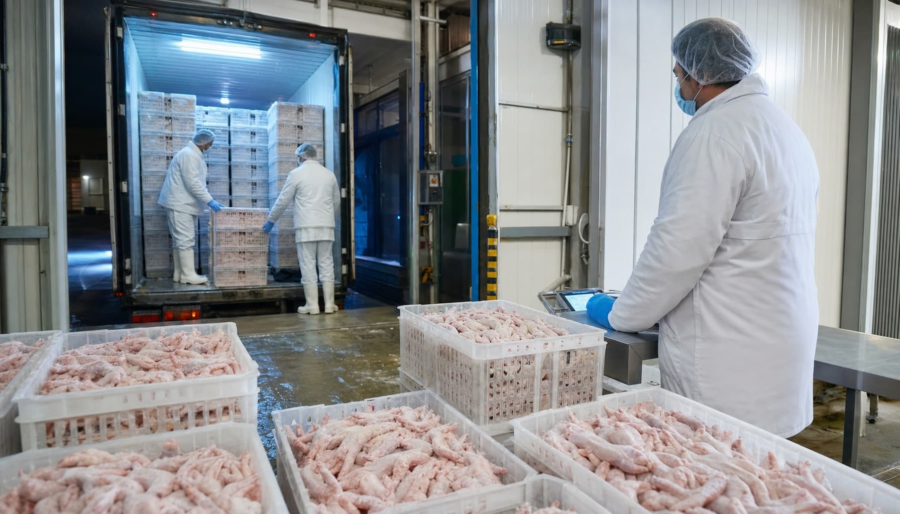 Из Кировской области экспортировано 125 тонн куриных лапок в Китай