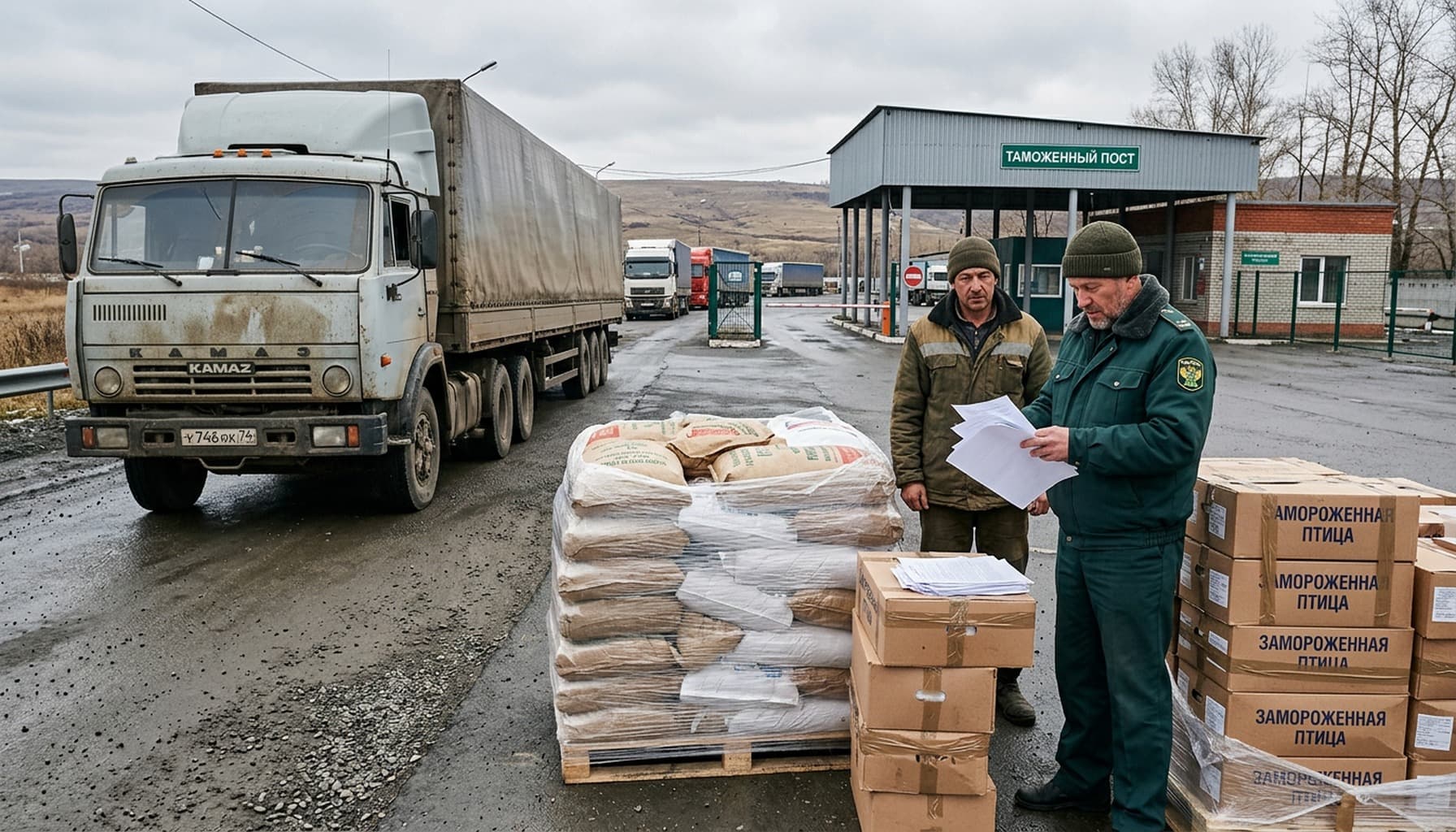 Контроль Россельхознадзора: более 20 тонн куриных лап и 65 тонн комбикормов отгружены из Челябинской области в Китай и Монголию