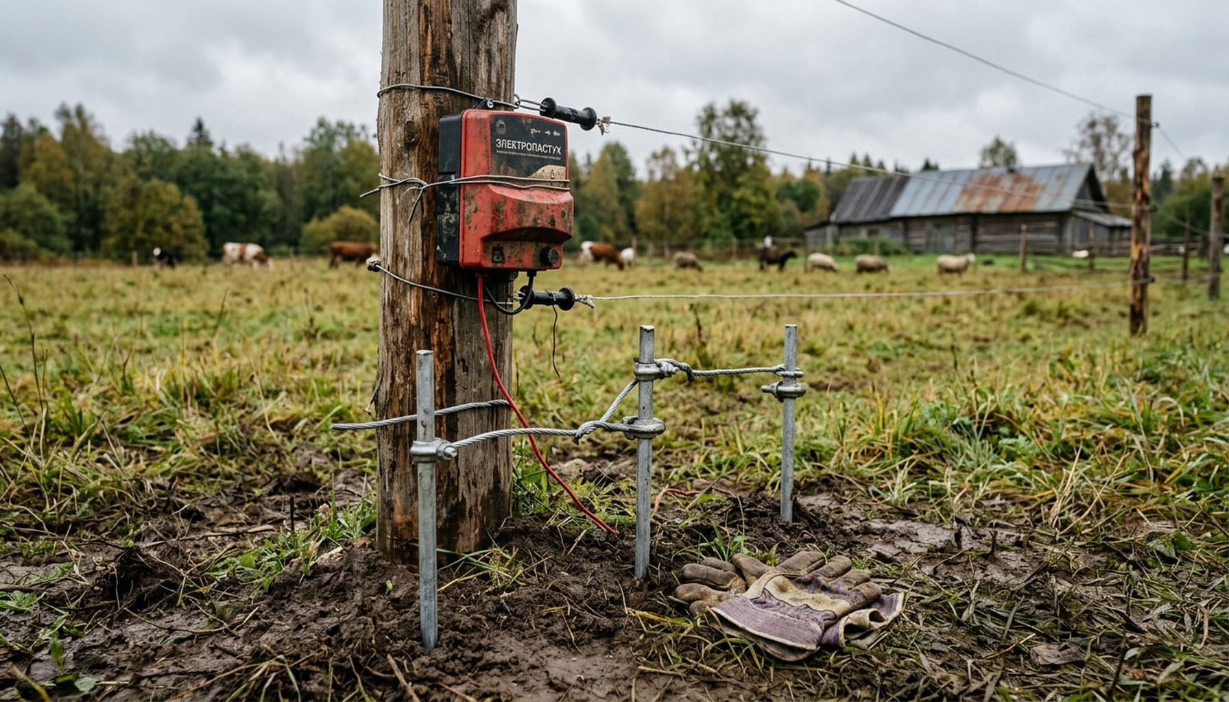 Заземление электропастуха: почему три штыря работают лучше одного
